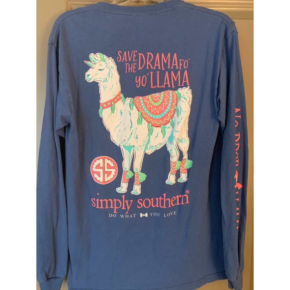 🦙 Simply Southern Llama Long Sleeve Shirt